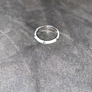 Colorful Enamel Stackable Ring with crystals 🤍